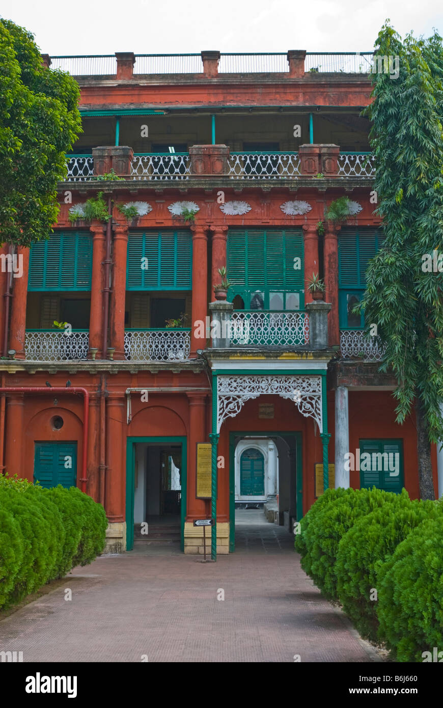 The Bengali poet Tagore's house in Kolkata, India Stock Photo