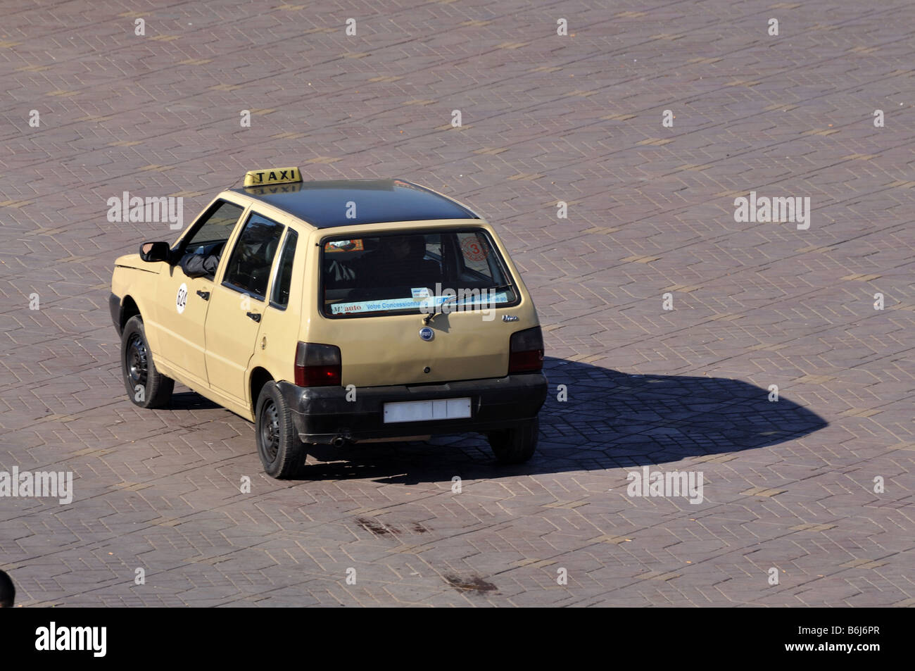 Petit Taxi in Marrakech, Morocco Africa Stock Photo