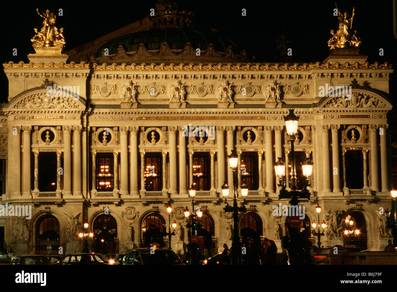 Paris France Opéra National de Paris Garnier 9th Arrondissement Stock Photo