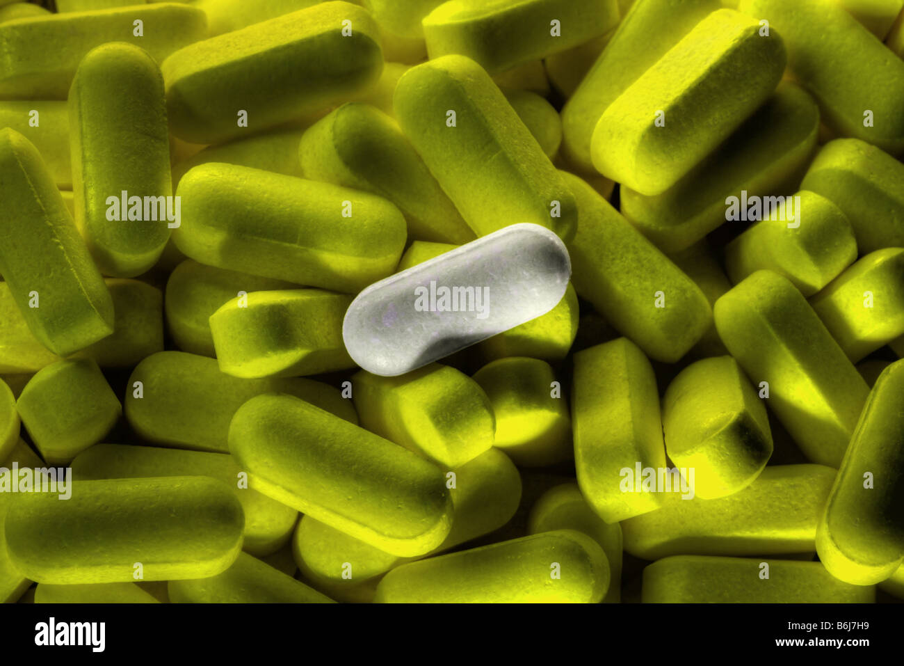 Different pill Stock Photo