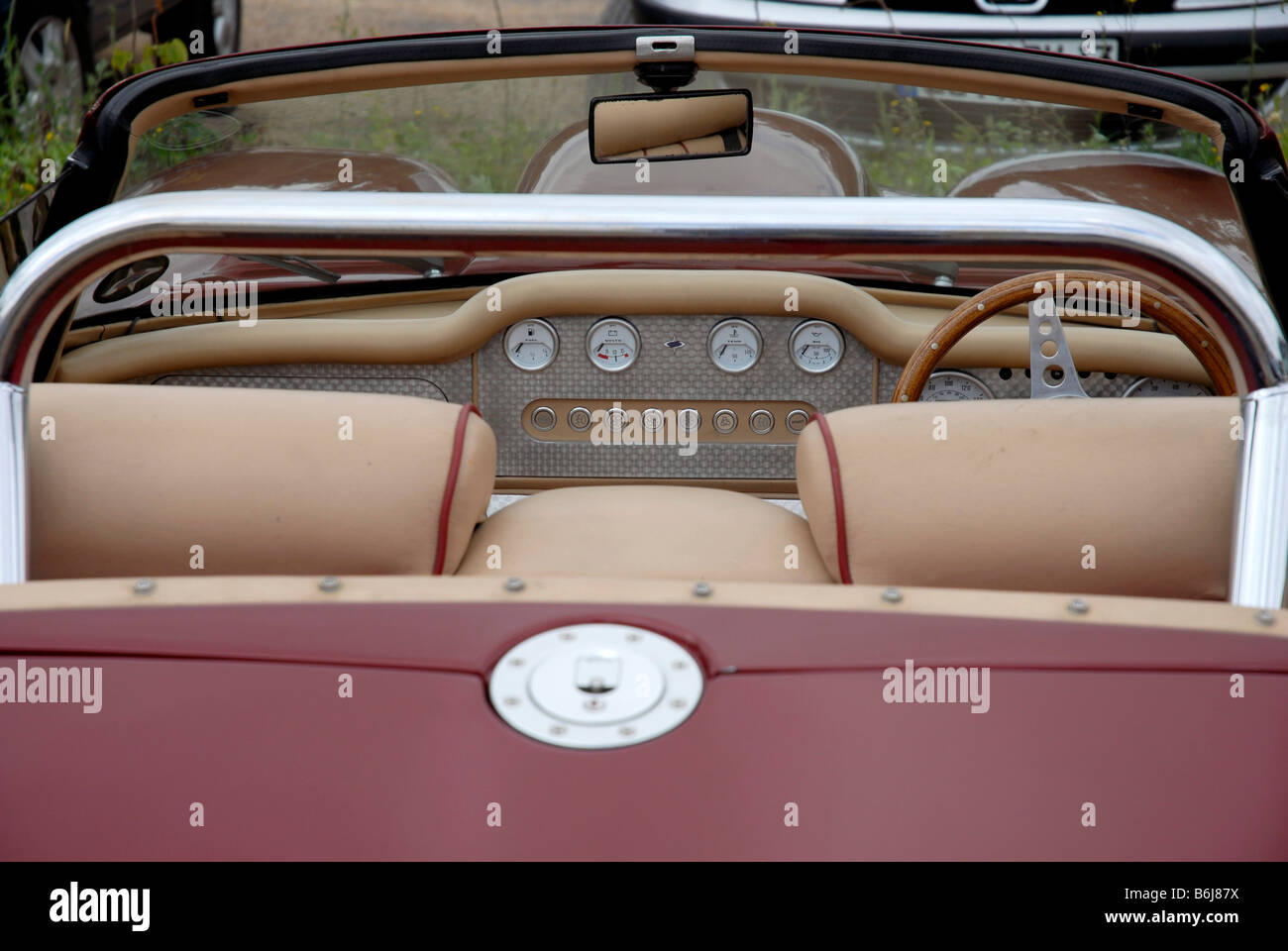 Cabriolet Marcos Martina Old car in France Stock Photo Alamy