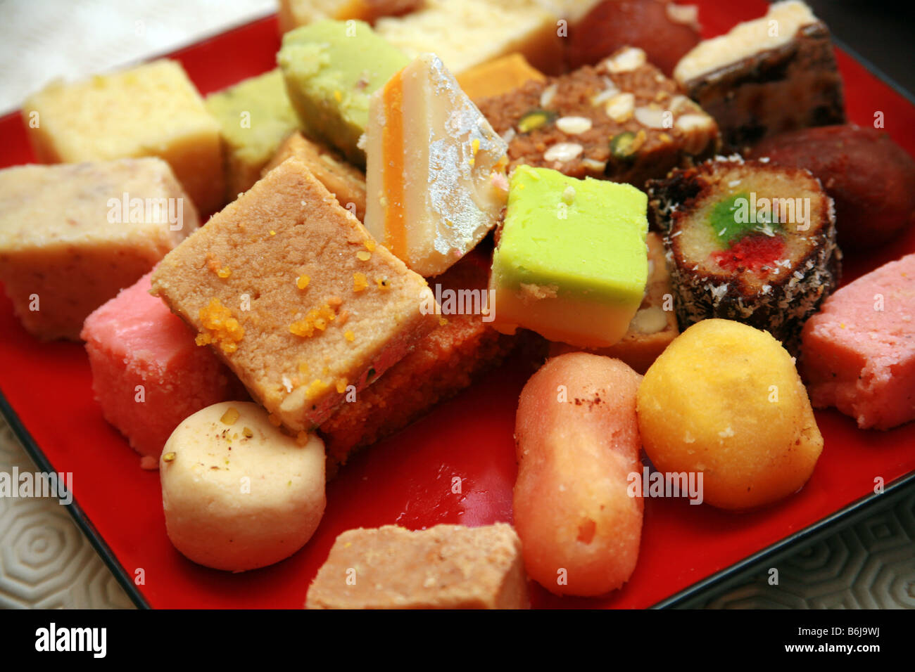 Traditional sweets at an Islamic wedding Stock Photo Alamy