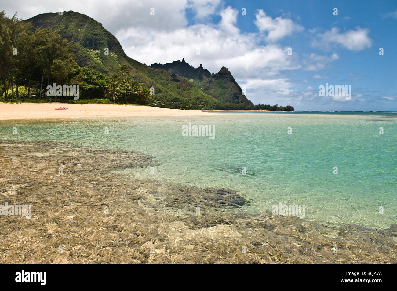 Tunnels (Makua) Beach, Haena, Kauai, Hawaii Stock Photo Alamy