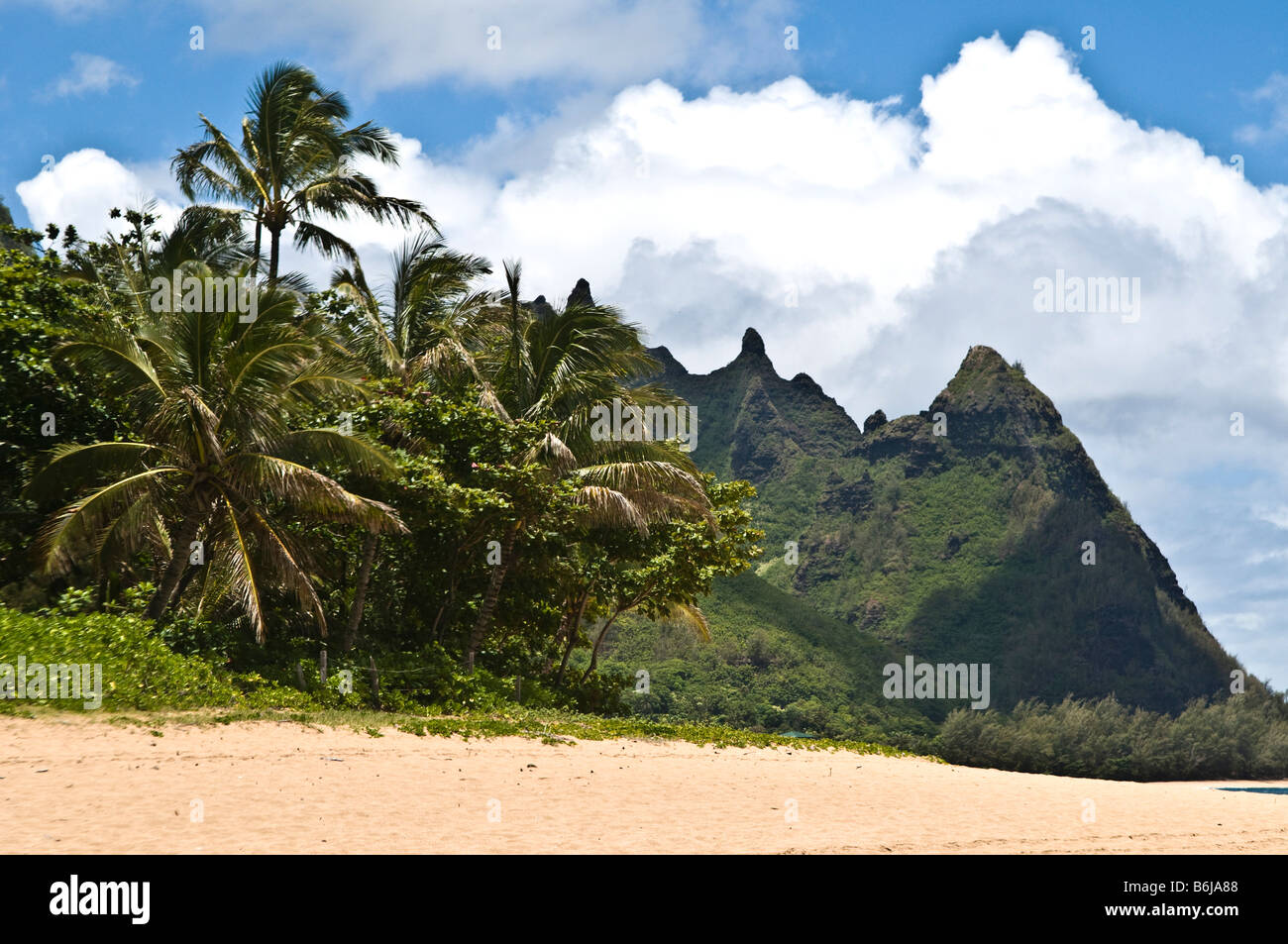 Tunnels (Makua) Beach, Haena, Kauai, Hawaii Stock Photo Alamy