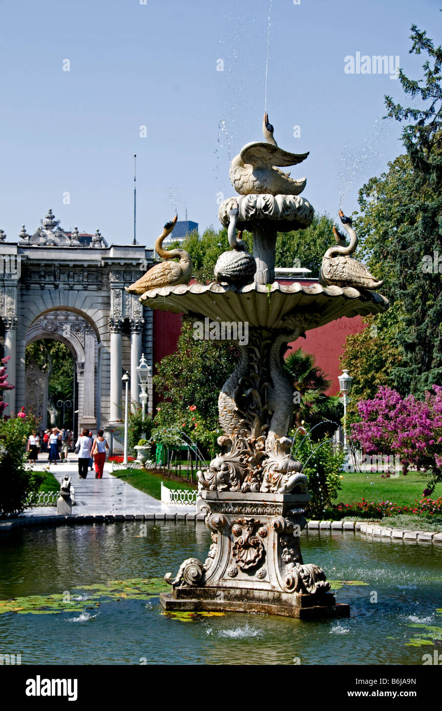 The Dolmabahce Palace Sarayı Bosphorus Ataturk Sultan Abdulmecid Ottoman Stock Photo