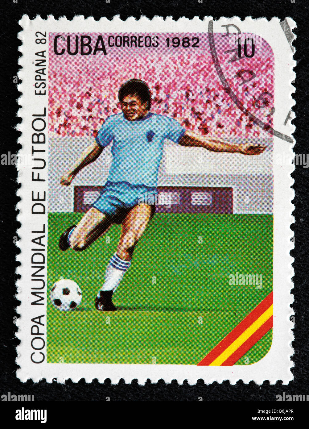 Soccer 1982 Football-WM ´82 Spain Mexico 1825-1827 Stamps for collectors complete.issue.
