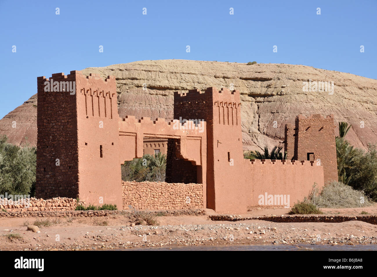 The Kasbah of Ait Benhaddou, Morocco Africa Stock Photo