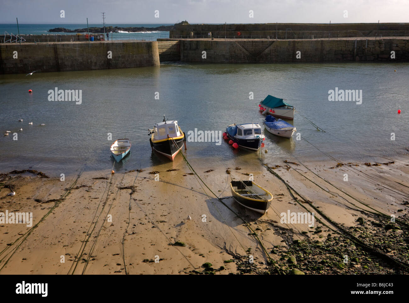 Fishing drawn up on beach hi-res stock photography and images - Alamy