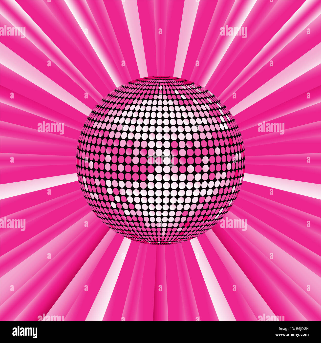 Pink Disco Ball & Vector & Photo (Free Trial)