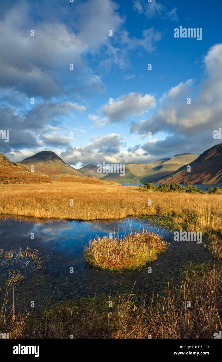 Wast Water Wasdale, Lake District, Cumbria Scafell Pike, UK Stock Photo