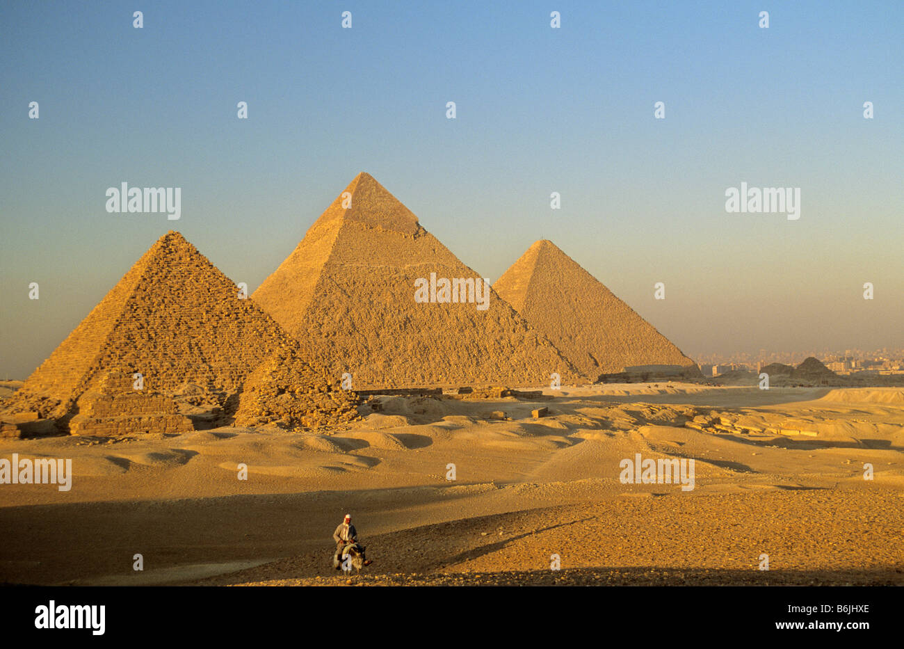 Egypt, Old Kingdom, Giza pyramid Stock Photo