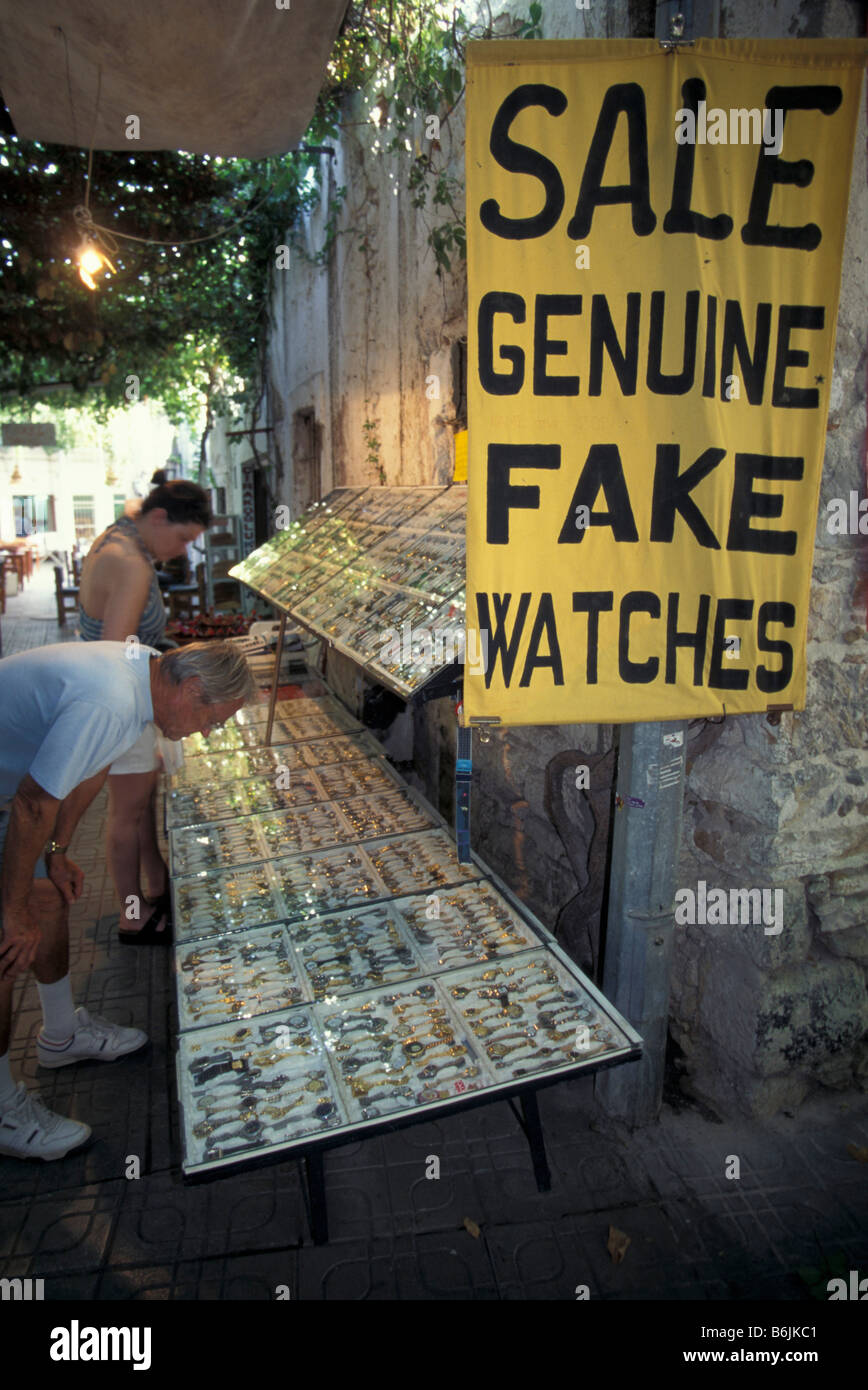 Turkey, Bodrum, Watch stand Stock Photo Alamy