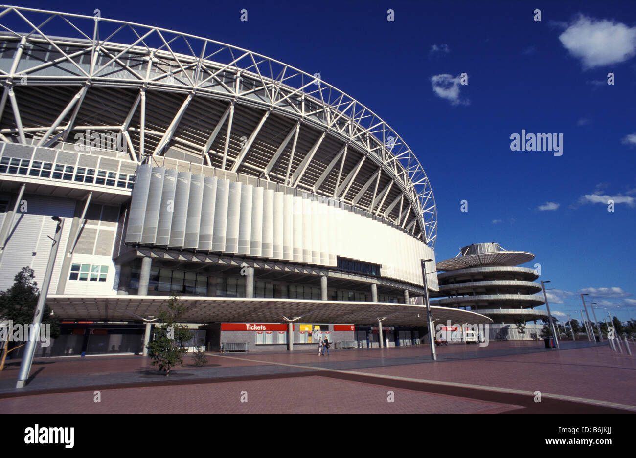 Australia, Sydney, Homebush Bay, Olympic Park, Stadium Australia Stock Photo