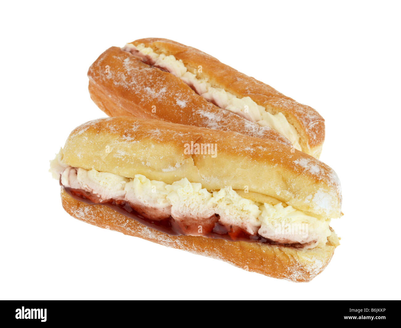 Cream filled donuts High Resolution Stock Photography and Images Alamy