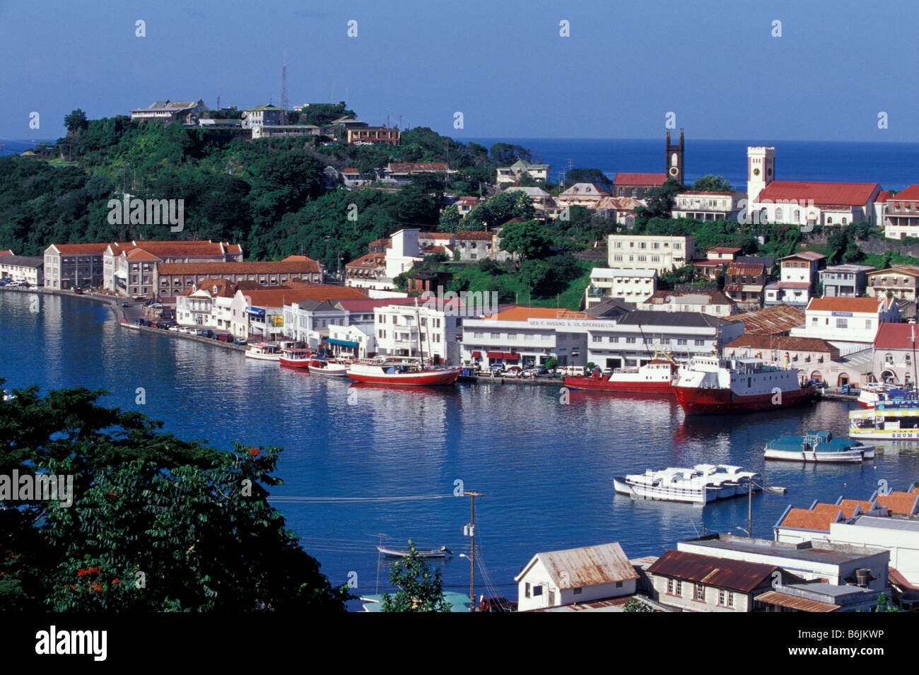 CARIBBEAN, Grenada, St. St. Harbor Stock Photo Alamy