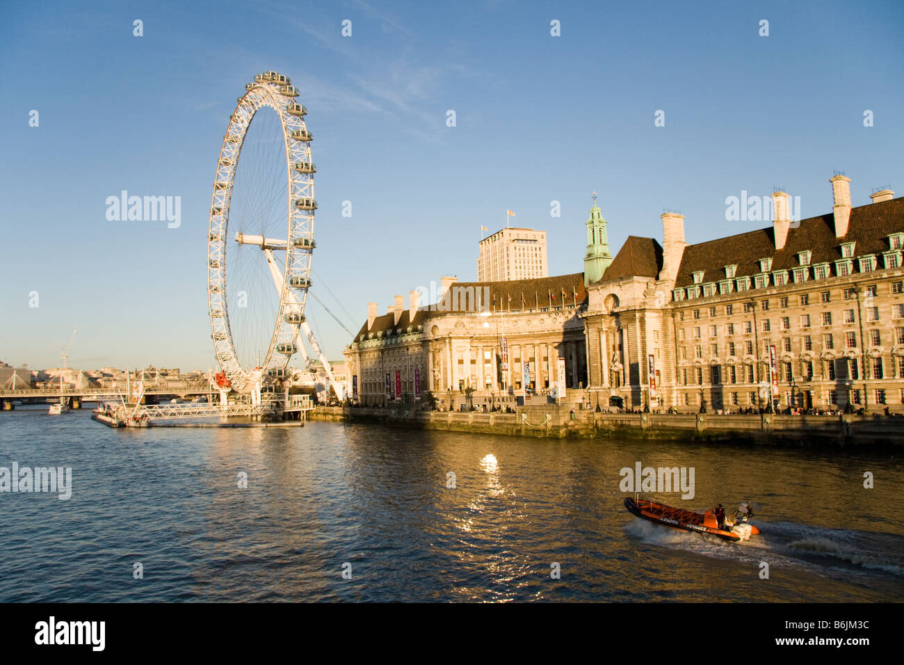 The London Eye and London Aquarium, Southbank, London, England, UK ...