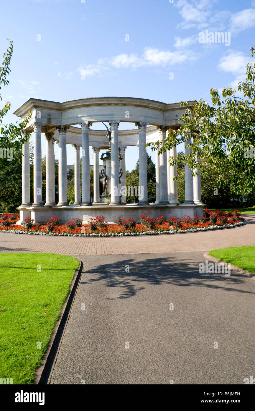 welsh national war memorial alexandra gardens cathays park cardiff Stock Photo
