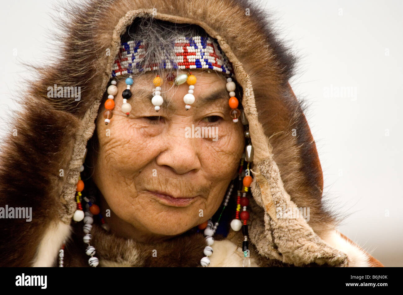 Koryak native people of Ossora village from Kamchatka peninsula, Russia ...