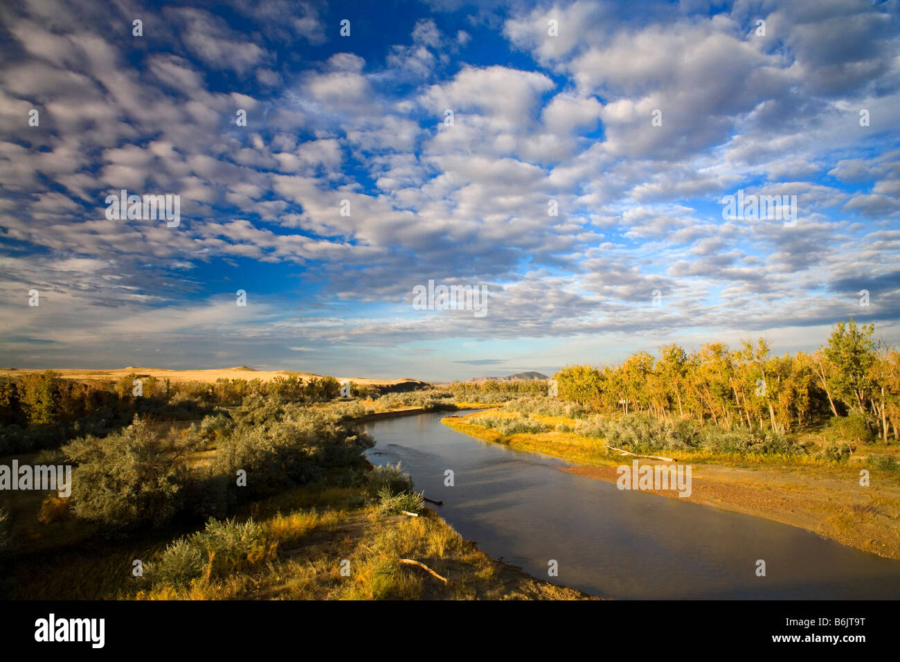 Powder River near Broadus Montana Stock Photo Alamy