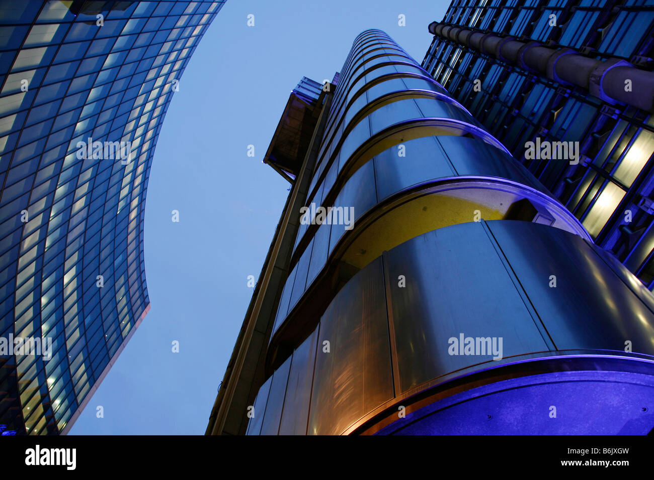 UK, England, London. The Lloyd's Building in the London city centre. Stock Photo