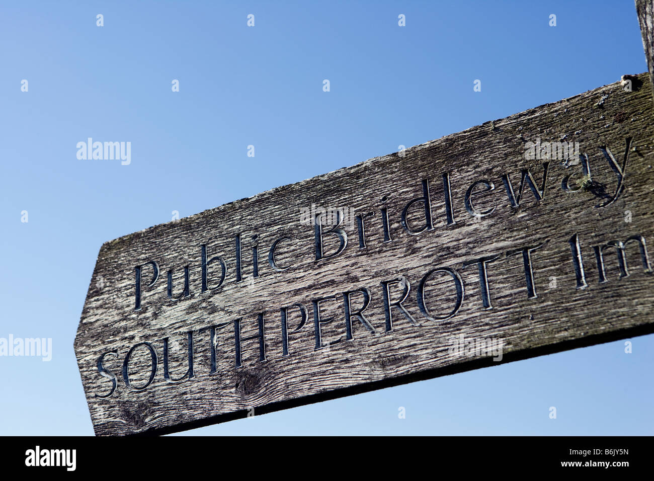 England, Somerset, South Perrott. The River Parrett Trail Stock Photo