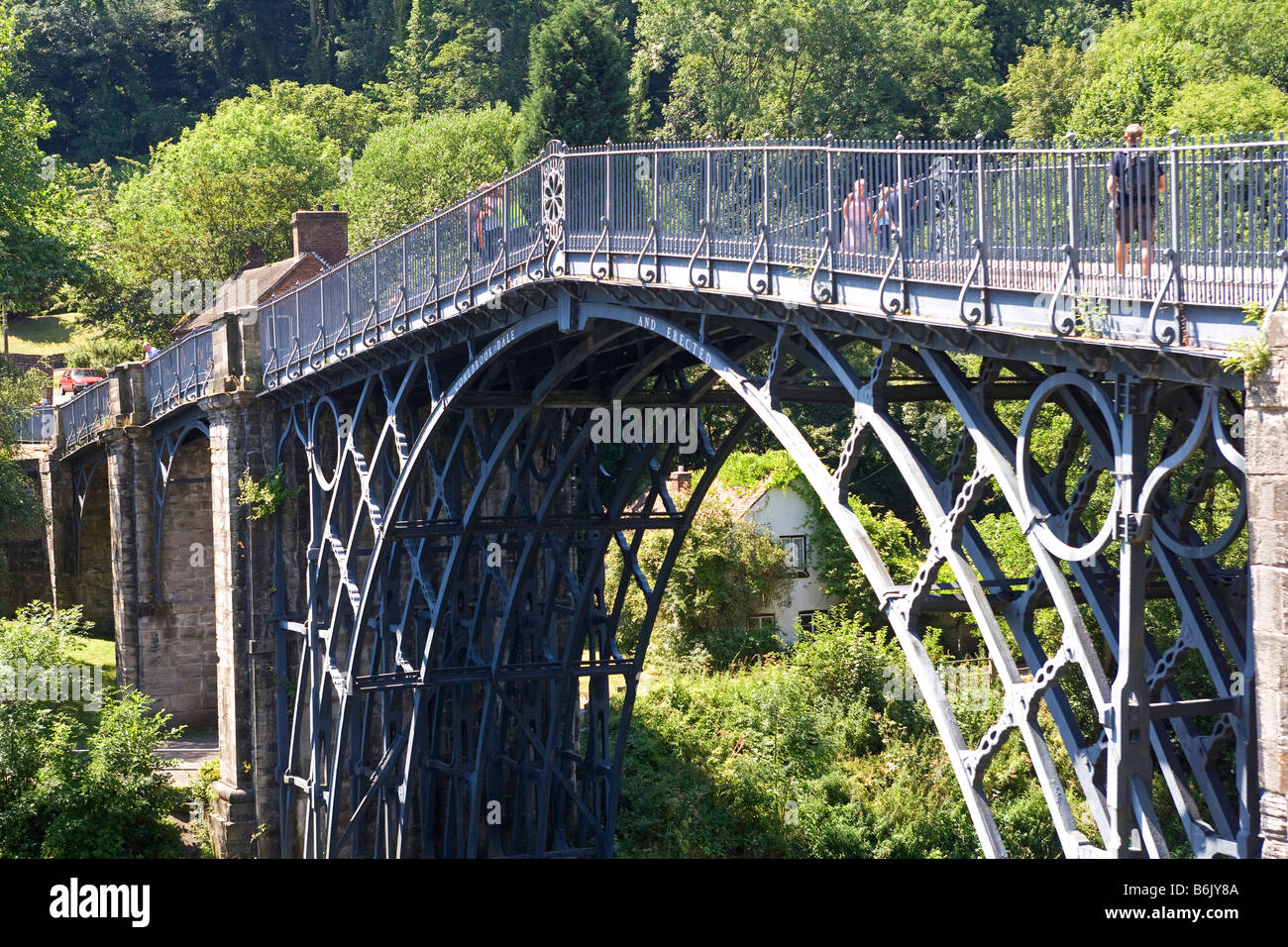 England, Shropshire, Ironbridge UNESCO World Heritage Site. The area takes its name from