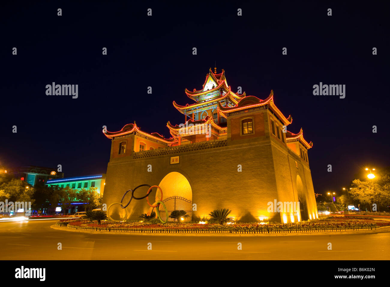 умный город в китае иньчуань. иньчуань, нинся-хуэйский автономный район, китай. иньчуань китай. Yinchuan, ningxia, china. Yinchuan city.