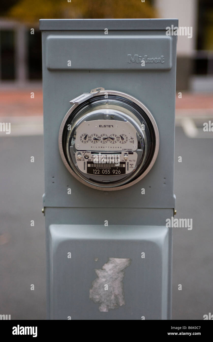 Electricity meter usa hi-res stock photography and images - Alamy