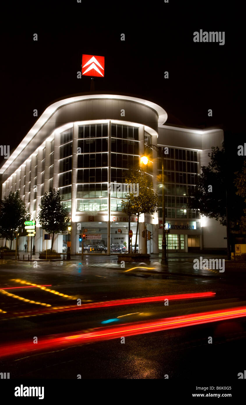 Citroen Building Brussels Belgium EU Europe Stock Photo