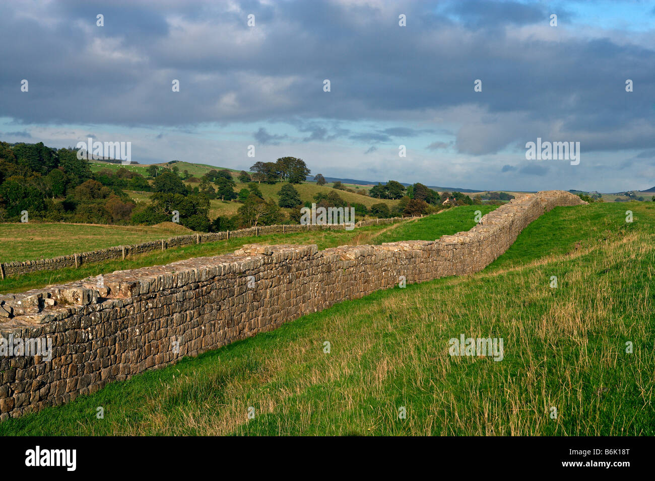 Hadrian s Wall Lake District Cumbria UK Stock Photo Alamy