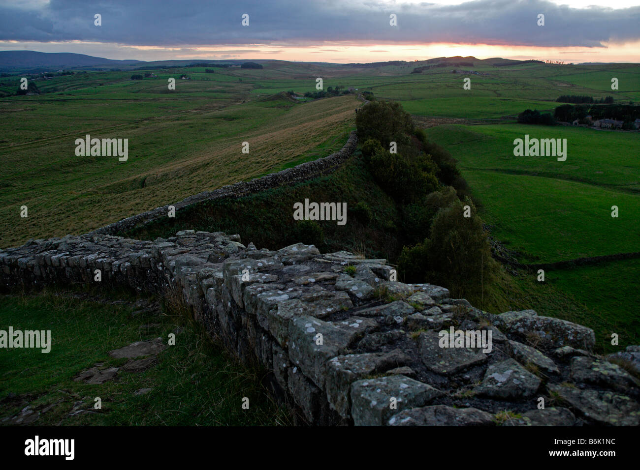 Hadrian s Wall Lake District Cumbria UK Stock Photo Alamy