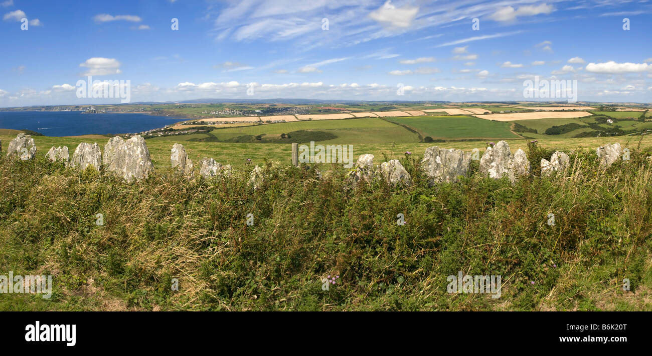 Devon dry stone walls hi-res stock photography and images - Alamy
