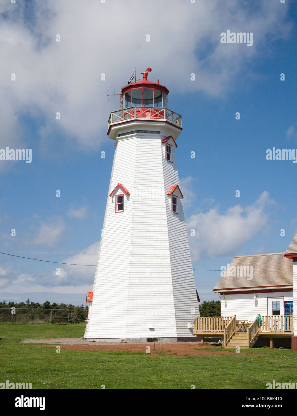 east point lighthouse Prince Edward Island canada Stock Photo Alamy