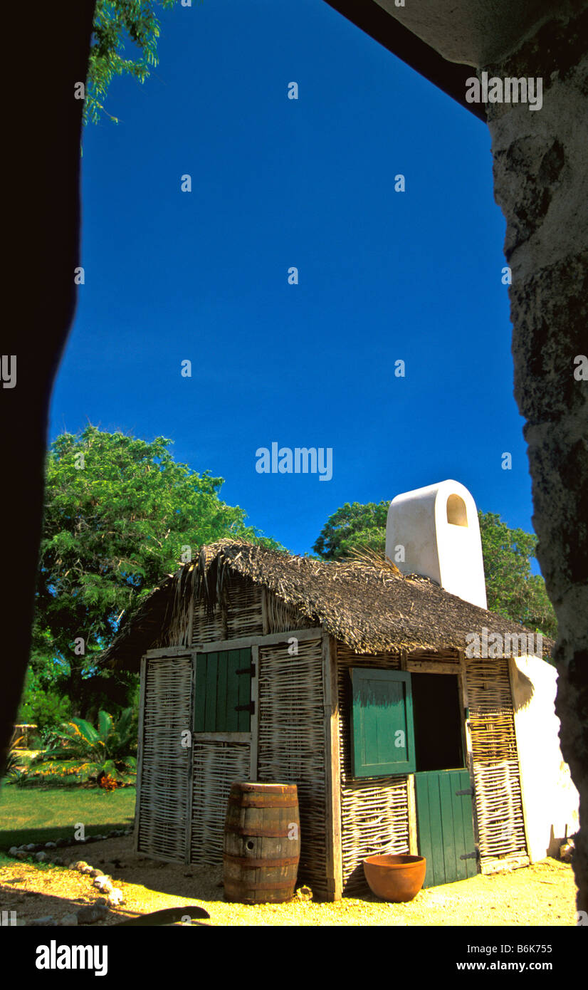 Grand Cayman Pedro St James castle National Historic Site Living Heritage Museum separate kitchen building Stock Photo