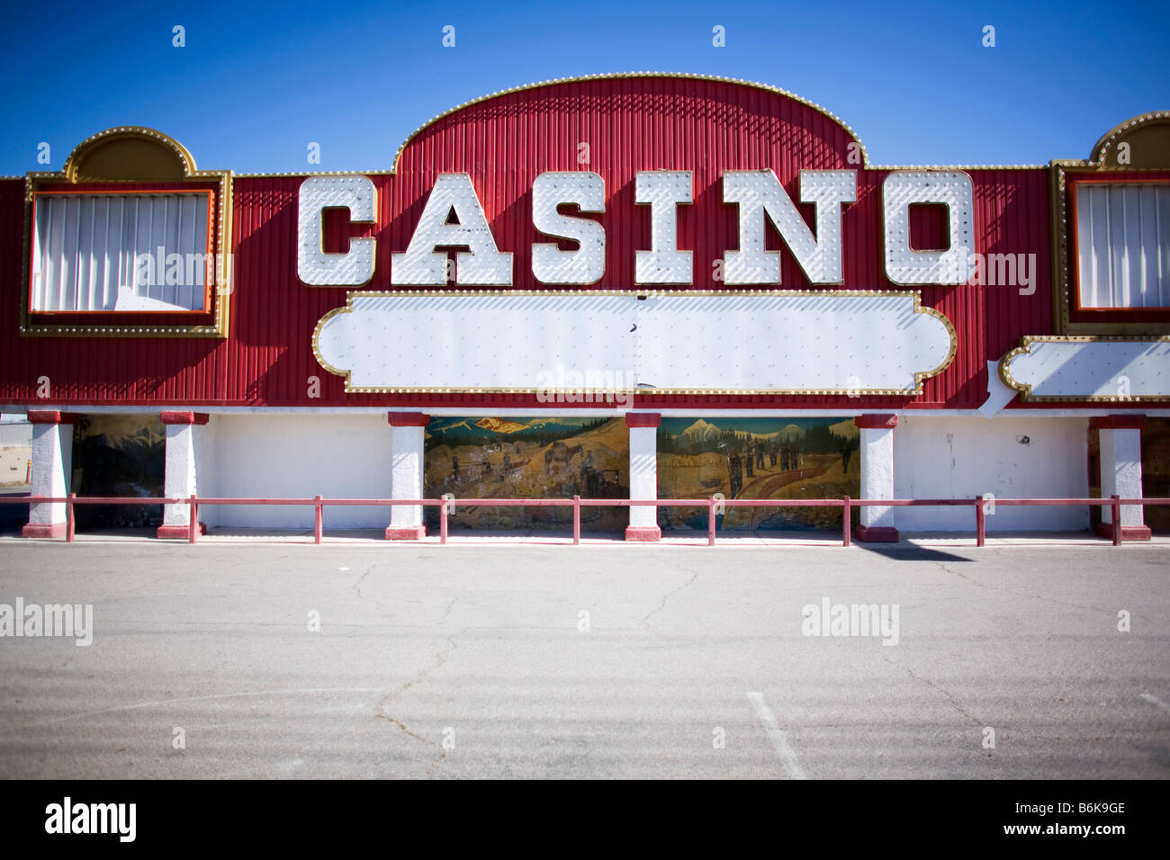 las vegas casino hotel neon klondike closed Stock Photo Alamy