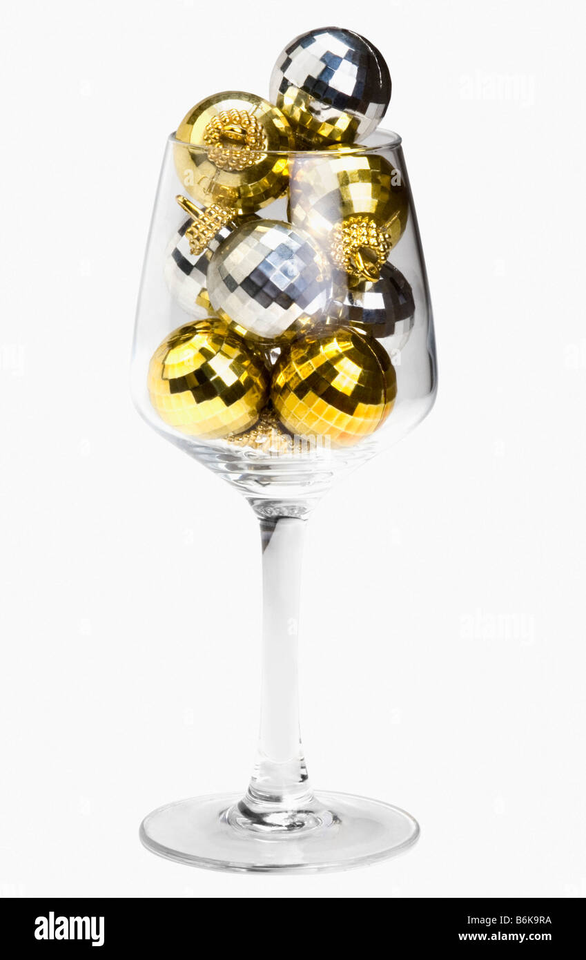 Group christmas baubles cut out hi-res stock photography and images - Alamy