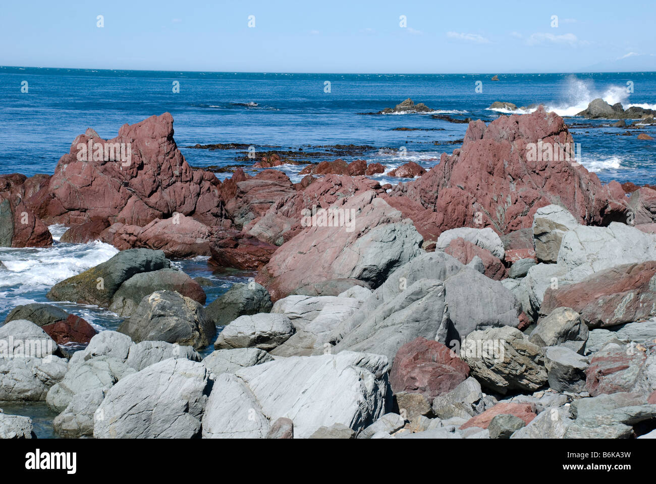 Red rocks in Wellington Stock Photo Alamy