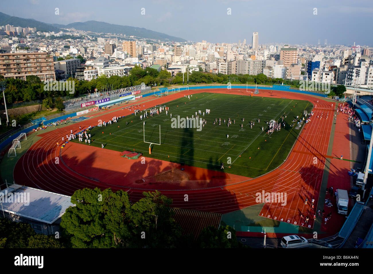 A sports stadium in Kobe, Japan Stock Photo Alamy