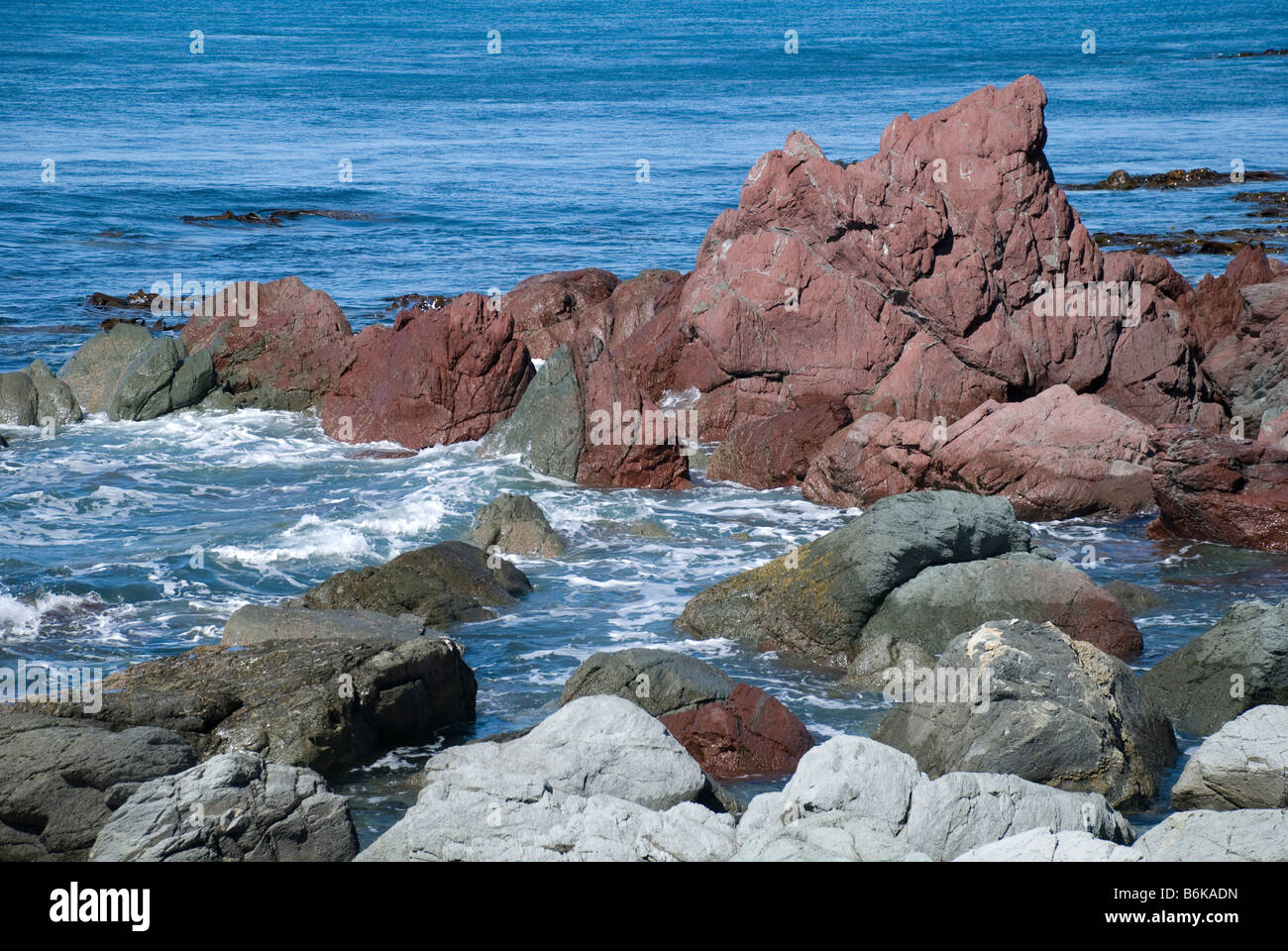 Red rocks in Wellington Stock Photo Alamy