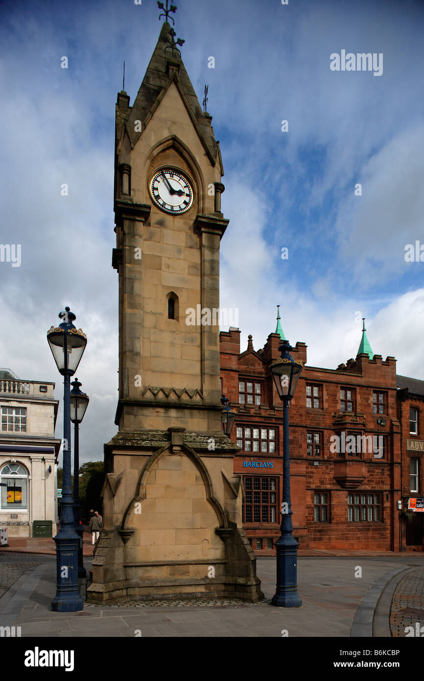 Penrith Clock tower erected 1861 to commemorate Philip Musgrave of ...