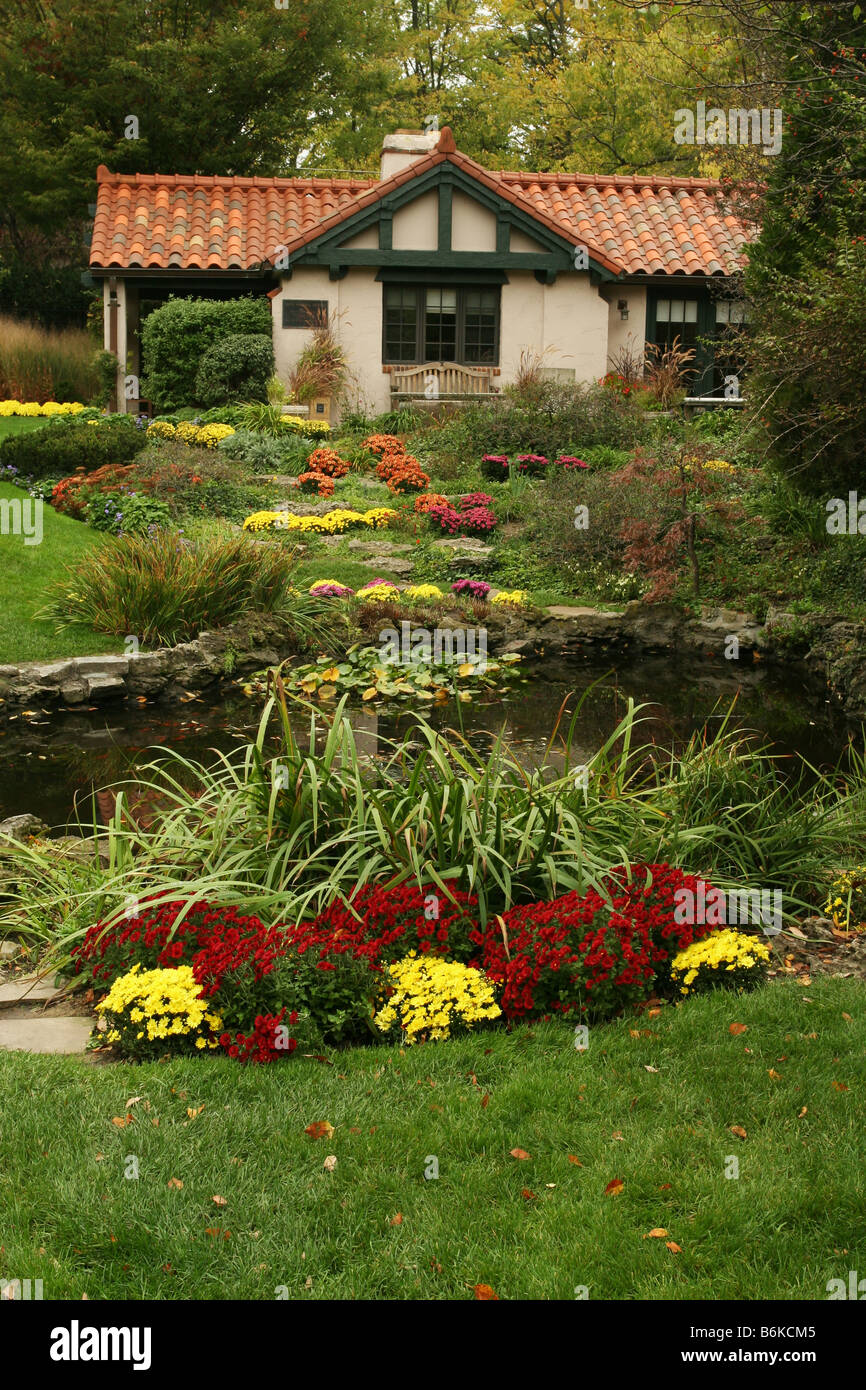 Smith Memorial Gardens Oakwood Or Dayton Ohio Stock Photo