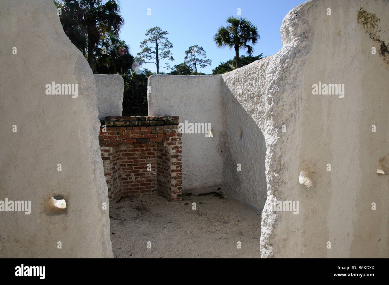 Slave quarters at Kingsley Plantation the Timucuan Preserve north