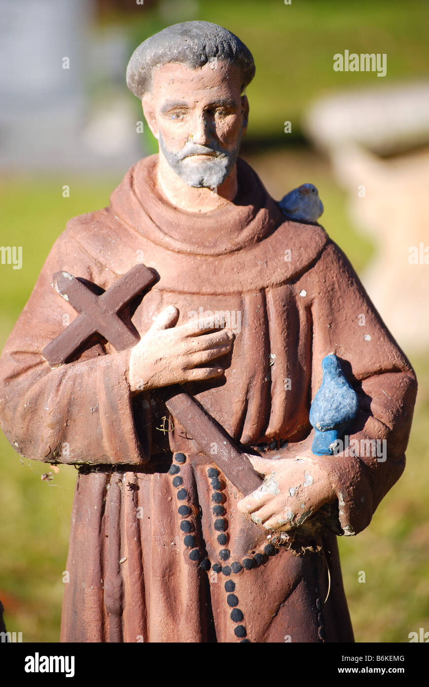 Statue Of St Francis Of Assisi High Resolution Stock Photography and