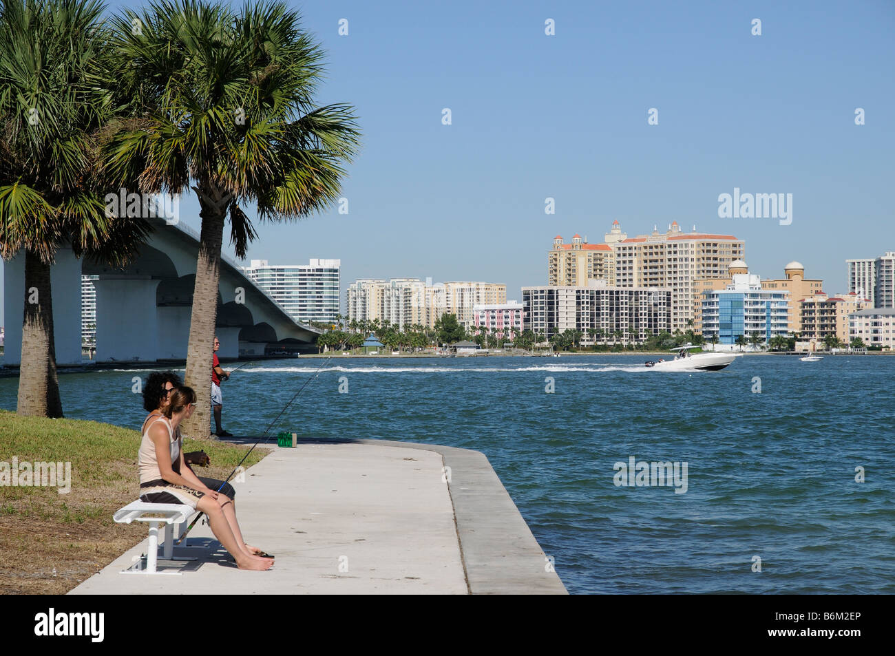 Oyster Bay Sarasota Florida America USA Stock Photo Alamy
