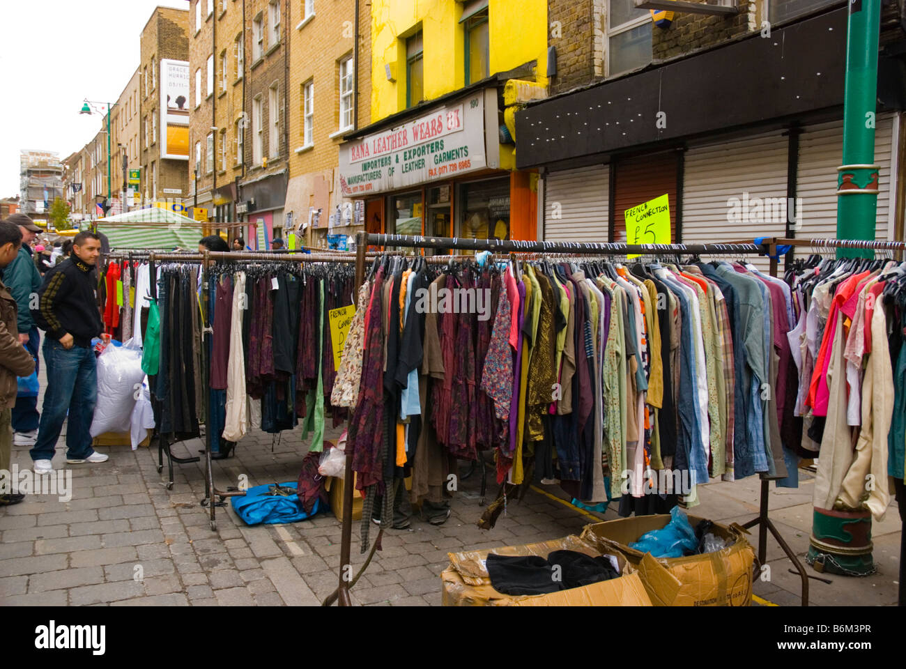 Cheap clothes for sale in Brick Lane on ...