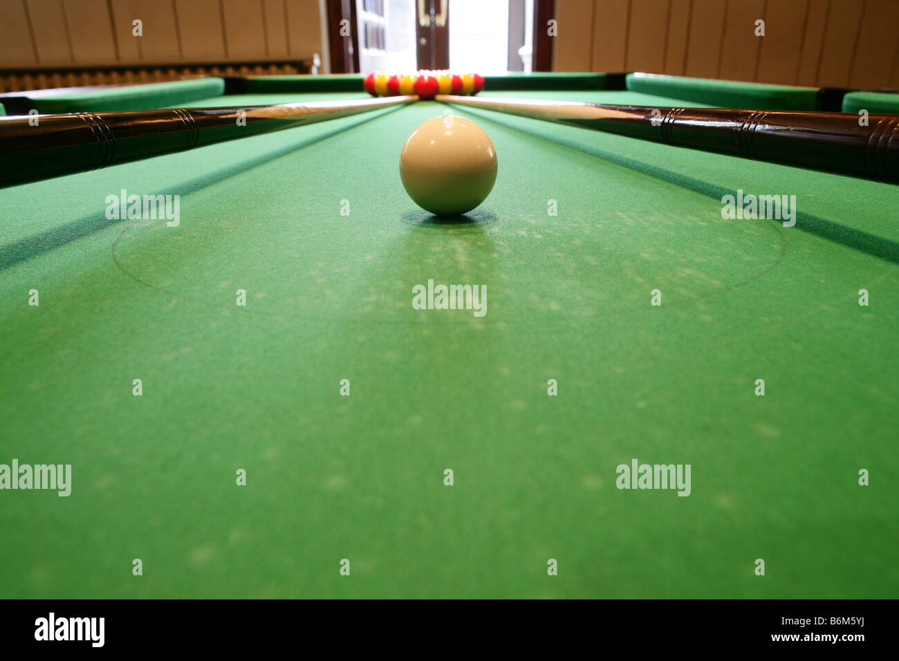 Pool table in a pub bar Stock Photo Alamy