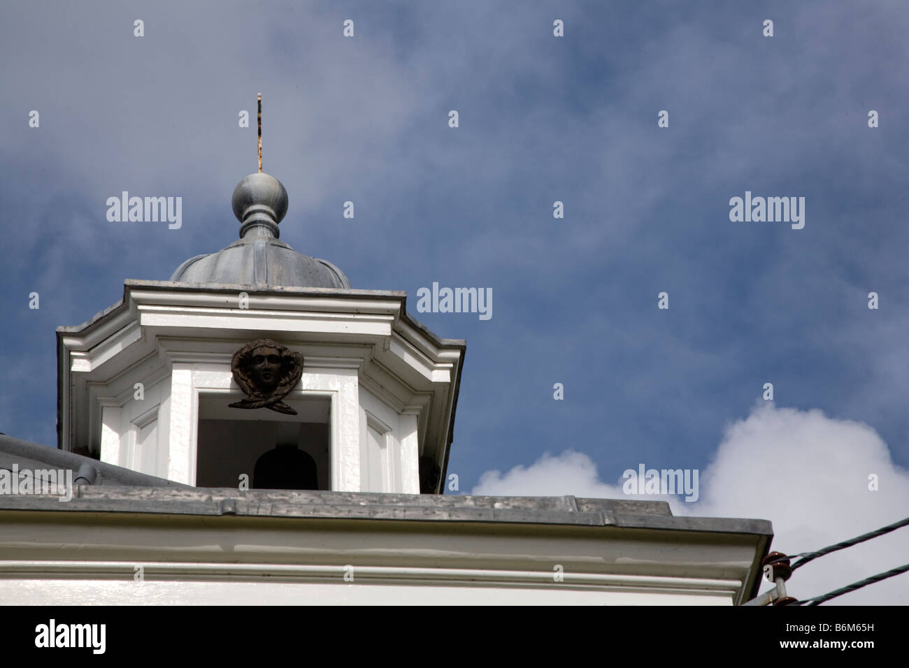 Roof of English baroque style church Stock Photo