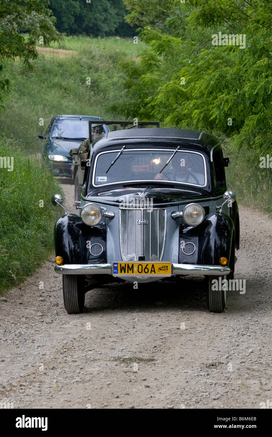 Auto Union, Wanderer W24 - 1938, road test competition, dirt-track Stock Photo