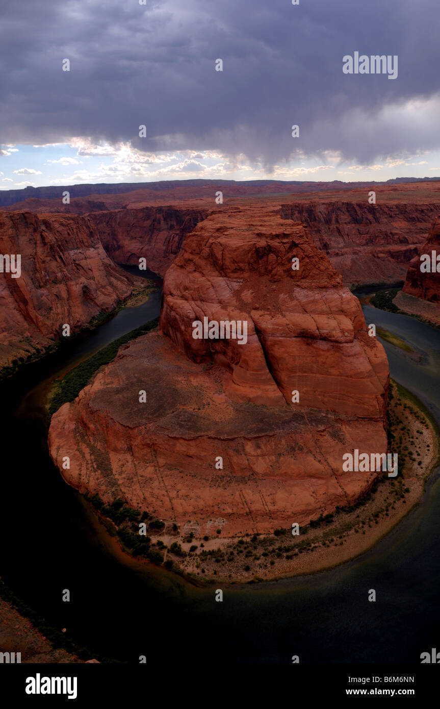 Horseshoe Bend Page Arizona Stock Photo