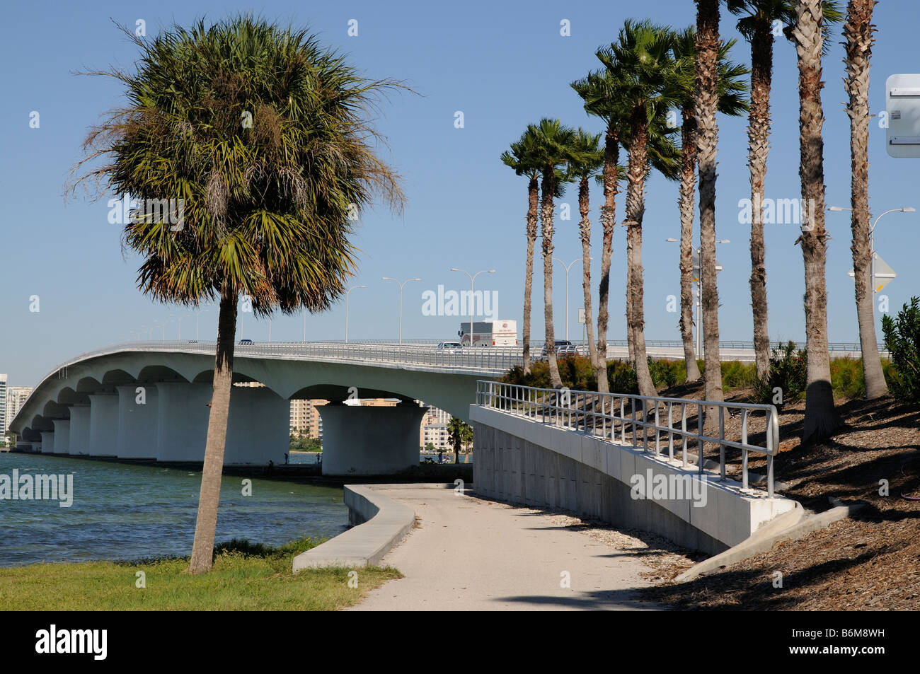 Sarasota Florida America USA The John Ringling Blvd Stock Photo Alamy